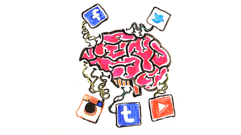 پنج شکل جالب تاثیر شبکه‌های اجتماعی و اینترنت بر مغز ما